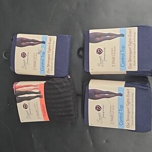 NEW Secret Treasures Tights Large Bundle (4)